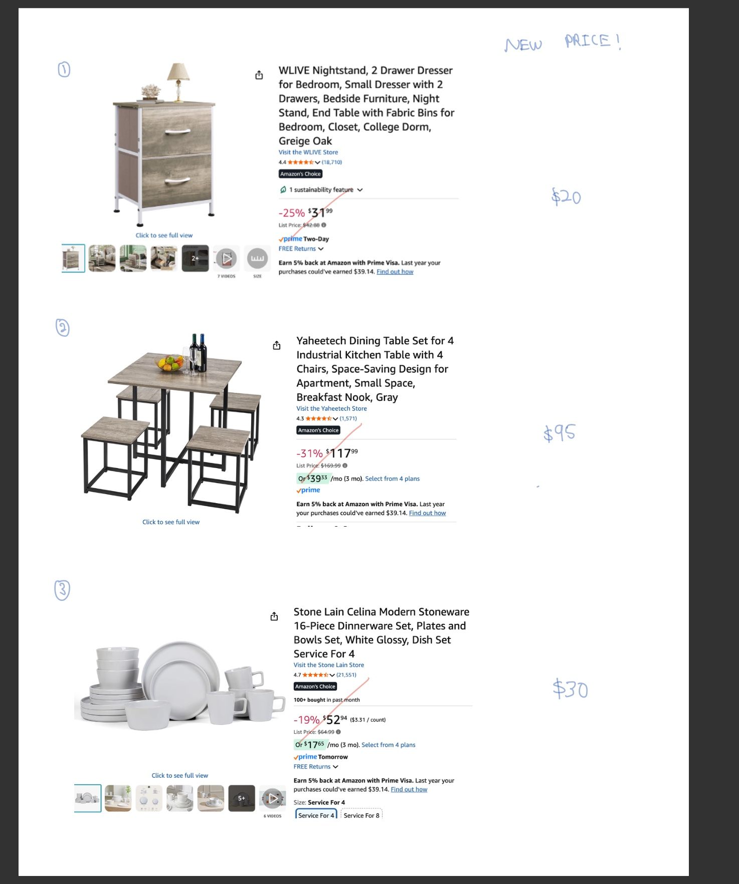 Furniture Sale-Tables