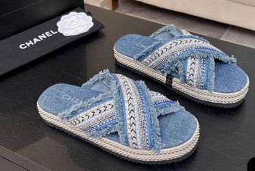 Denim slides