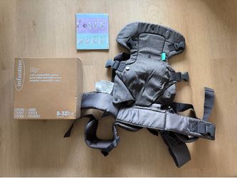 Infantino Flip 4-in-1 Convertible Baby Carrier, Adjustable, Ergonomic Babywearing, Registry Essential, Baby Carrier for Newborn to Toddler, Gray