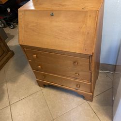 Vintage secretarial desk