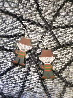 Freddy Halloween Earrings