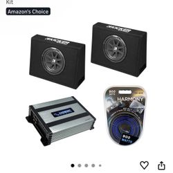 Harmony Audio Kicker 10” Inch Subwoofer Kit 
