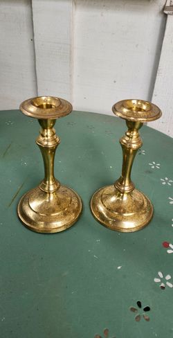 2 Brass Candlesticks
