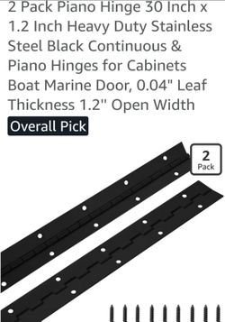 Piano hinge heavy duty