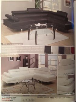 2 pcs sectional sofa set