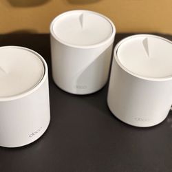 TP-Link Deco Wi-Fi 6 Mesh (3-Pack) AX1500, 5,600 sq ft, 120 devices