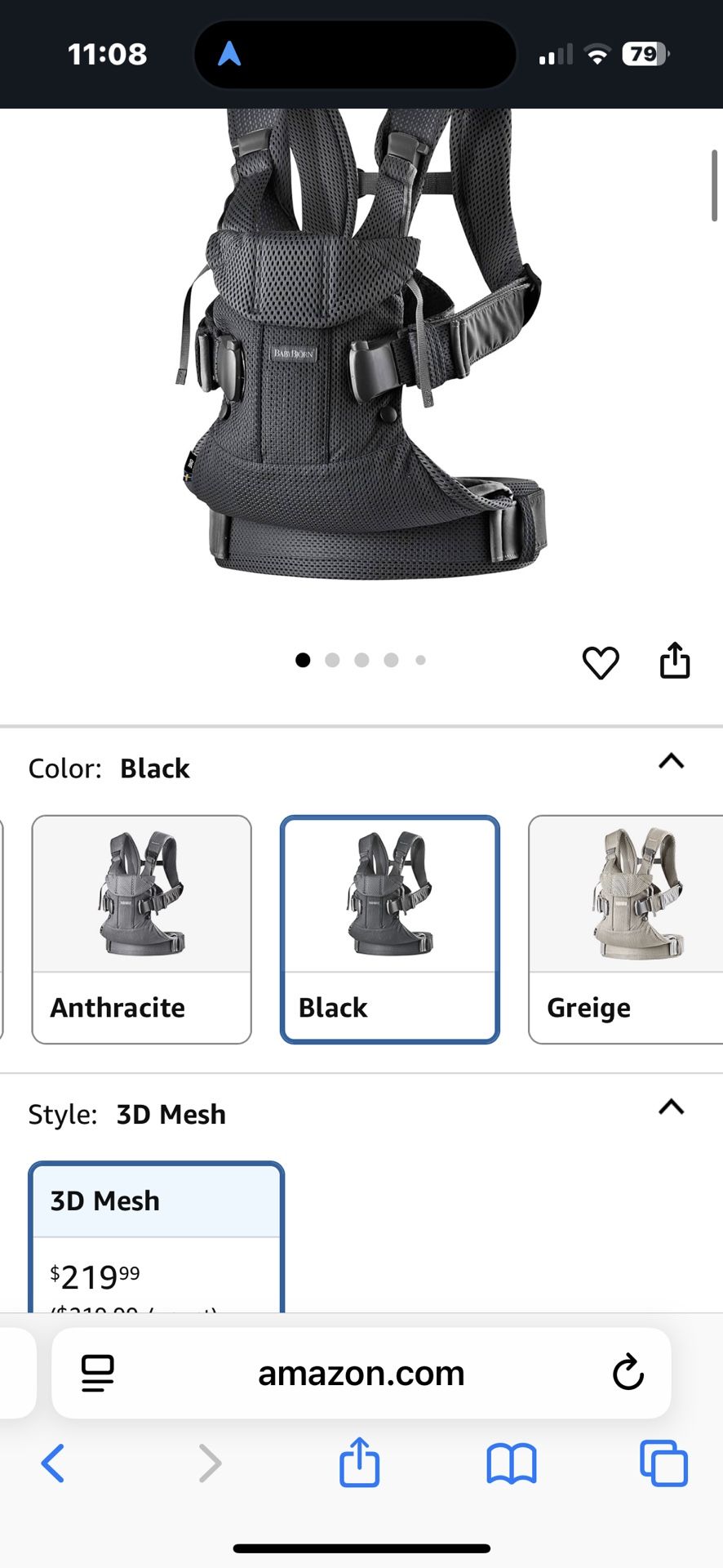 Baby Bjorn 3d Mesh Baby Carrier