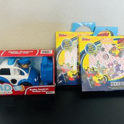 New toy Car & free stickers 