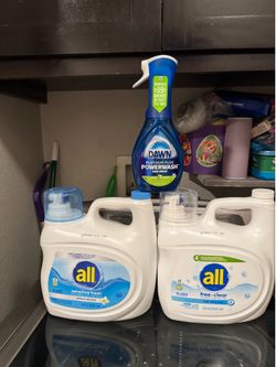 Brand new all detergent bundle all for ($30)(Cash only)(price is firm)