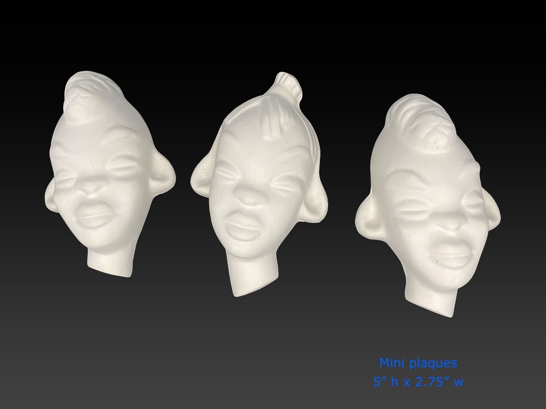 Ready To Paint Ceramic Mini Plaques