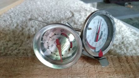 Two 12in calibrated cooking thermometers
