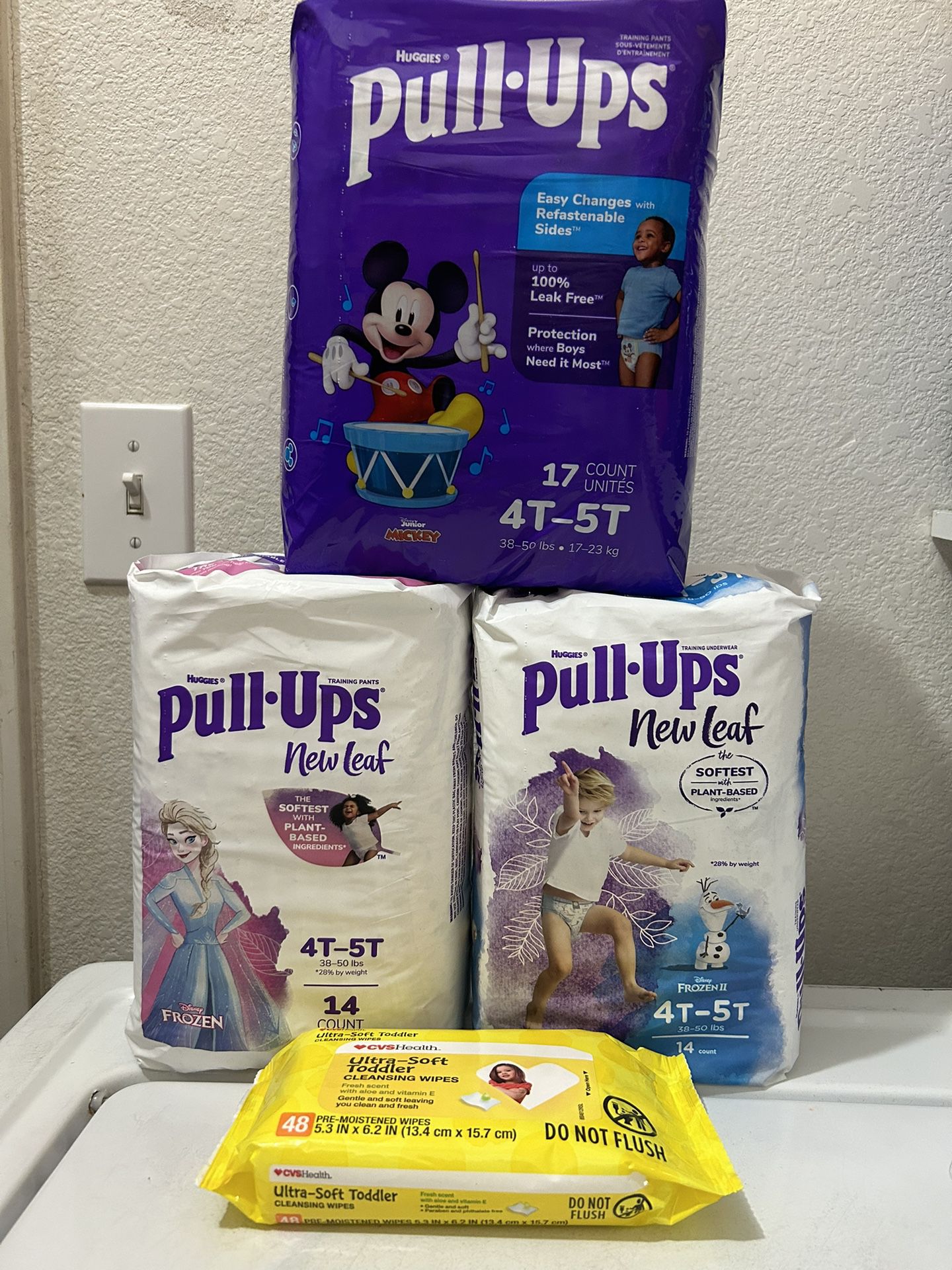 3 Pull Ups Diapers (everything $22)