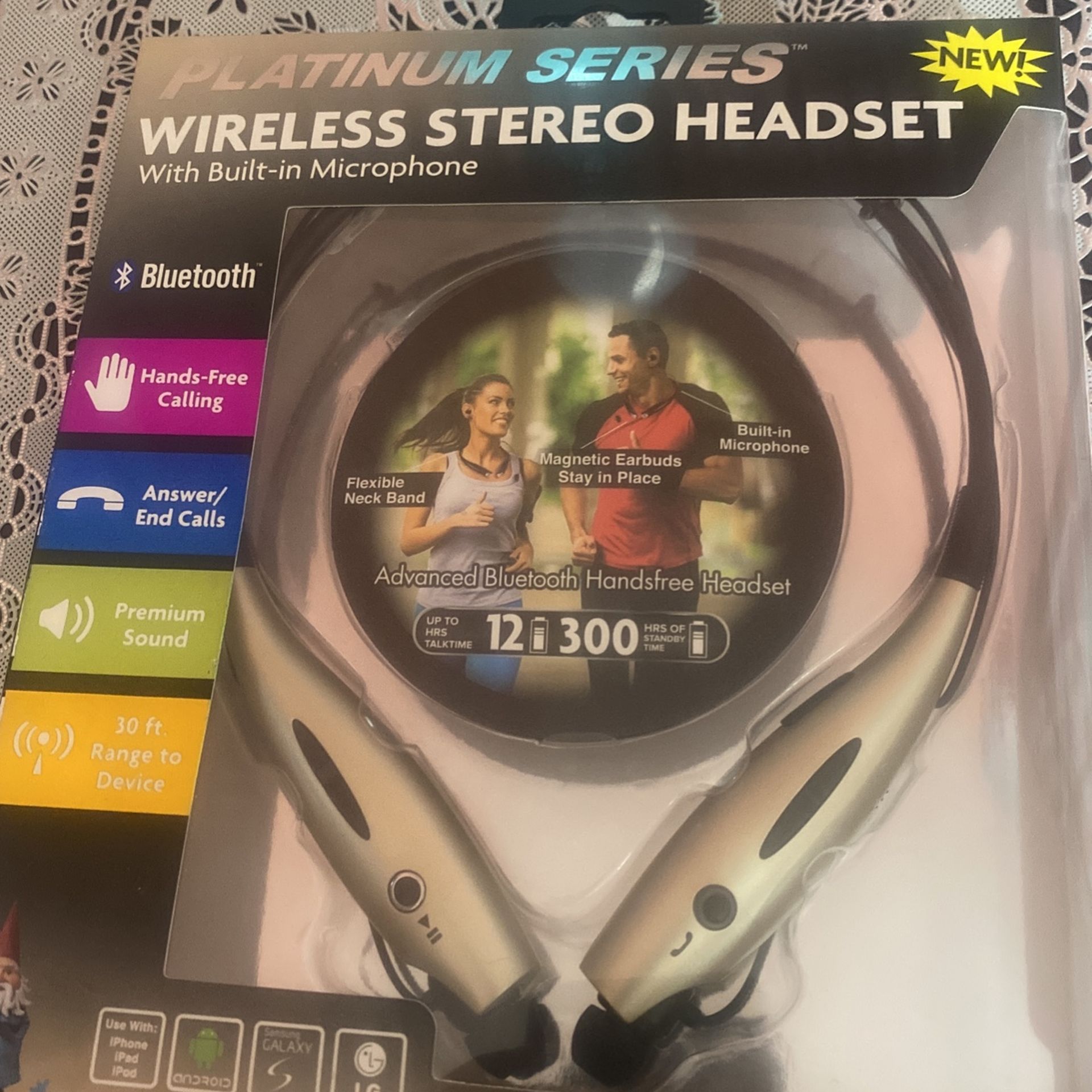 Wireless Bluetooth Headset