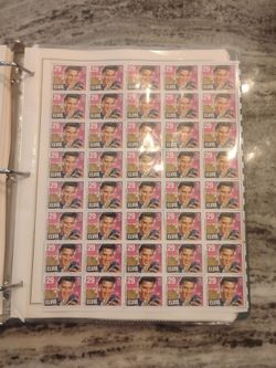 1992 Elvis stamps full sheet of 40