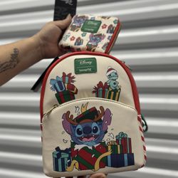 Stitch Christmas Set Loungefly 