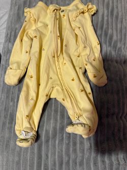 Newborn footed pajamas