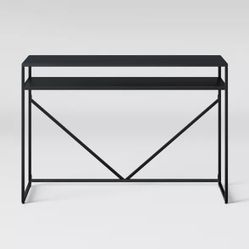 Glasgow Metal Writing Desk with Storage Black - Project 62™