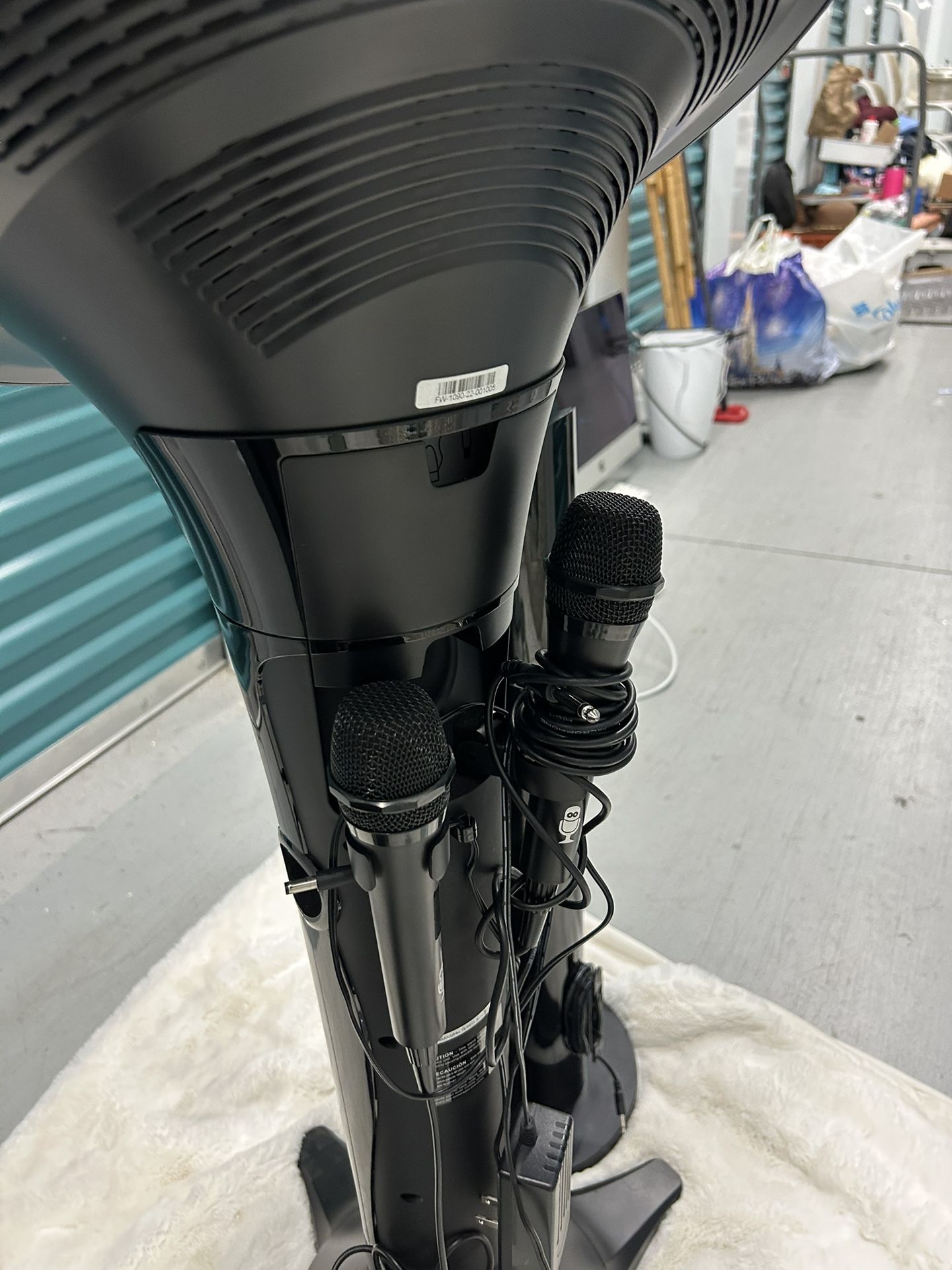 Bluetooth Karaoke Machine Two Microphone