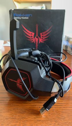 Raikken gaming headset ps4 xbox one pc