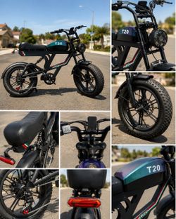 Brand New T20 Electric Bike 🔥⚡ Powerful, comfortable, and perfect for commuting or everyday riding