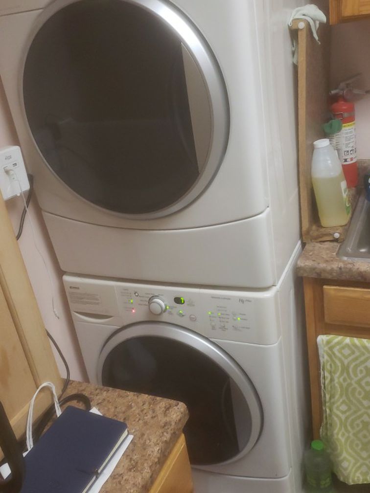 HE2 Electric dryer and HE 2Plus Washer