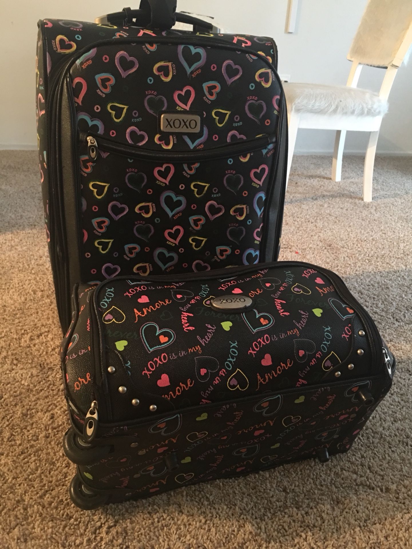 Xoxo Luggage and Duffle bag