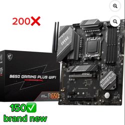 MSI B650 GAMING PLUS WIFI AM5 AMD B650 ATX Motherboard