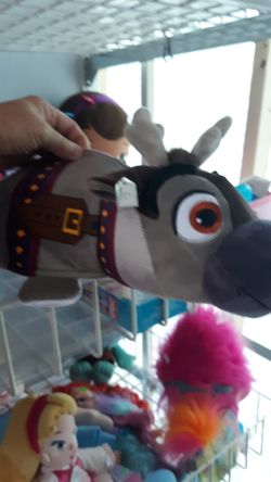 Flippable type stuffed animal from the movie Frozen