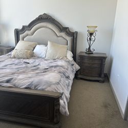 Bed With Dresser And Night Stand
