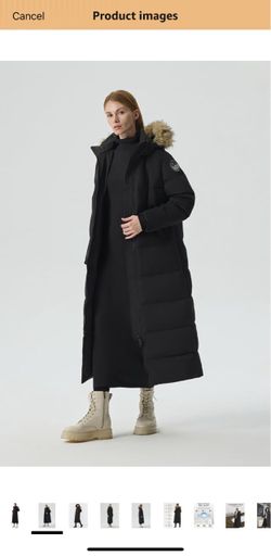 Fitouch Womens Waukee Long Down Coat Parka Small