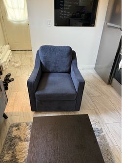 Living room swivel chair