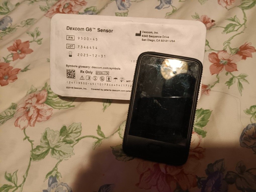 Dexcom G6 Receiver With One G6 Sensor