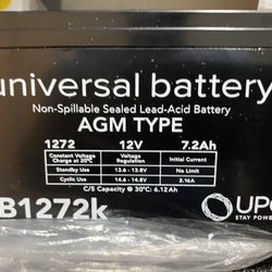 Universal Battery AGM Type - Brand New Never Used 