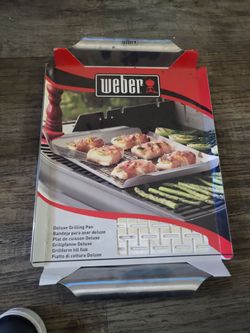 Weber deluxe grilling pan