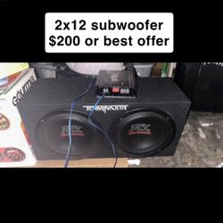 2x12 Terminator Subwoofer 