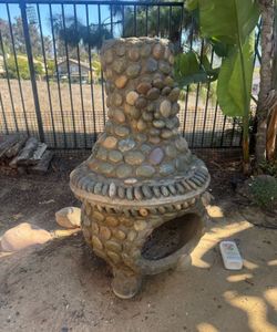 Stone Chimenea