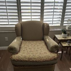 Sofa, Love Seat, Chair And Table 