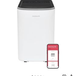 Frigidaire 3-in-1 Smart Portable Room Air Conditioner with Wi-Fi 12,000 BTU (Ashrae) / 8,000 BTU (DOE), Cools Up to 550 Sq. Ft., Quiet Operation, Whit