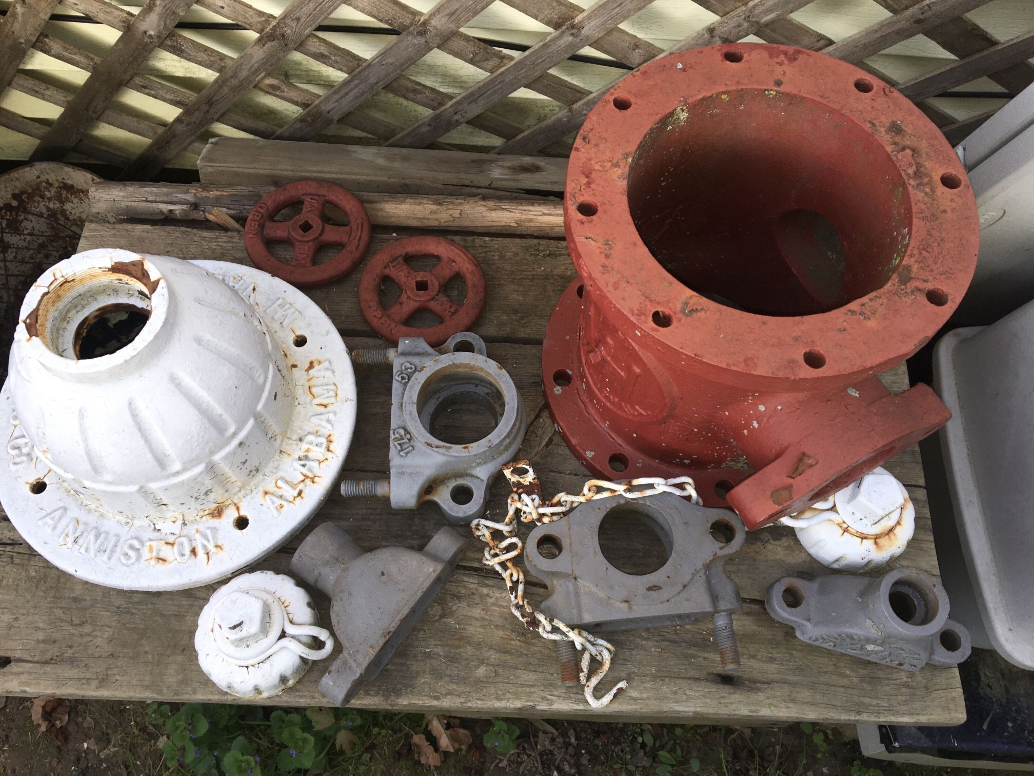 1950s fire hydrant 10 piece lot
