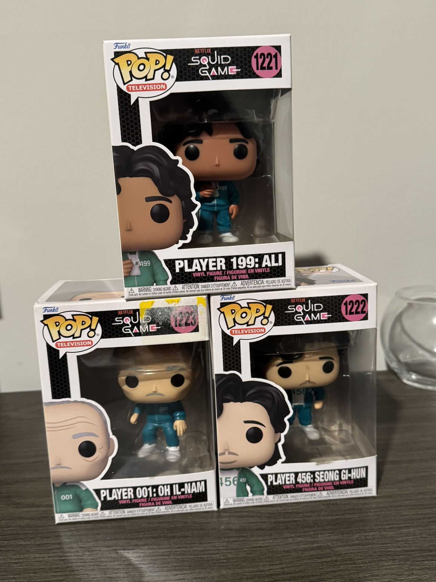 Squid Games Funko Pops