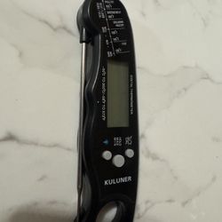 Kuluner TP-01 Instant Read Waterproof 4.6 Folding Probe Digital Meat Thermometer