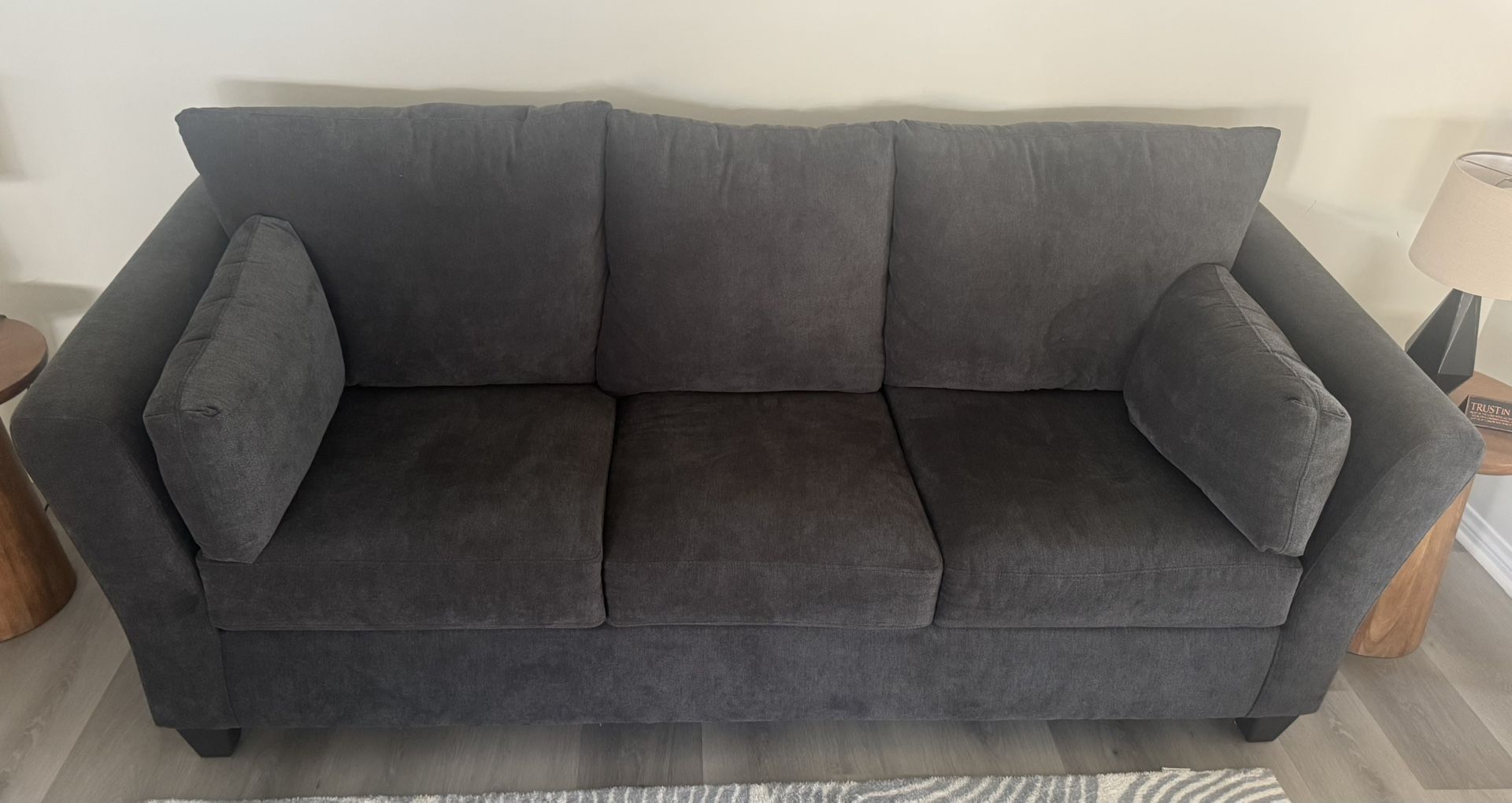 Charcoal Grey Couch 