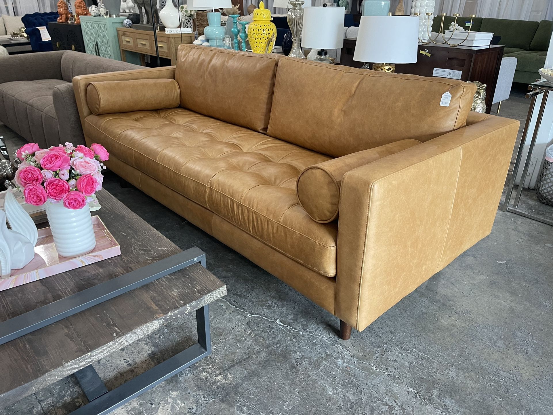 New Leather Sofa Delivery Available