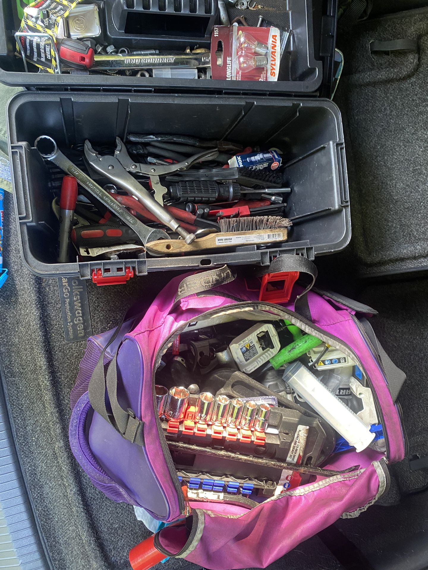 Bag Of Tools And Tool Box