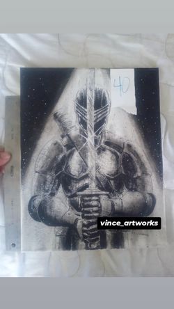 GI Joe Snake Eyes 14x11 Inch Painting