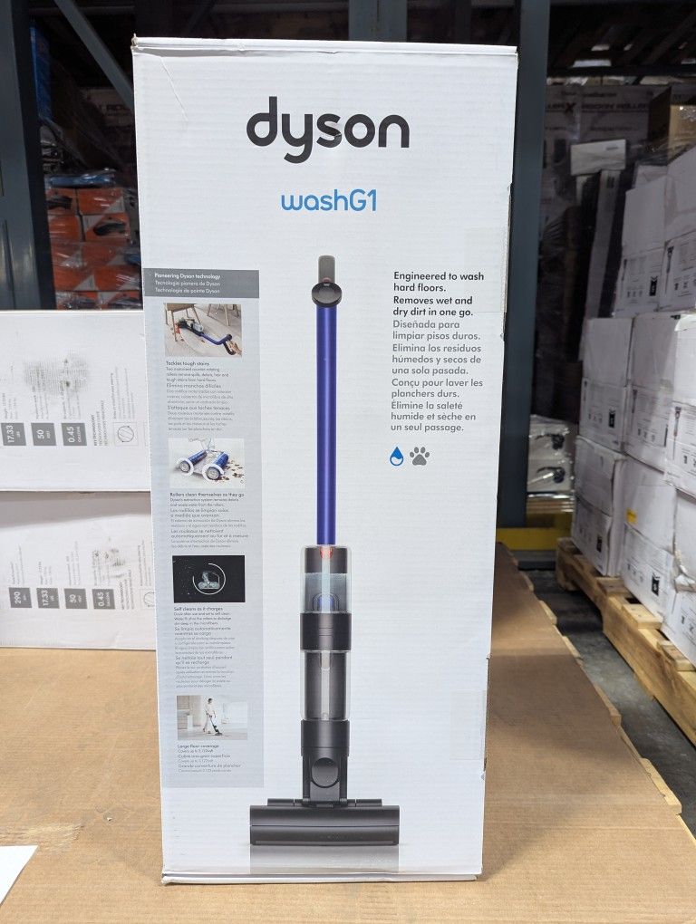 Dyson - WashG1 Wet Floor Cleaner - Matte Black/ Ultra Blue