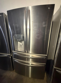 LG 4‑Door French Door Fridge – Stainless, Ice & Water