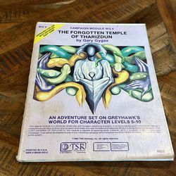 The Forgotten Temple of Tharizdun Dungeons and Dragons