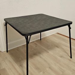 Black Folding Table