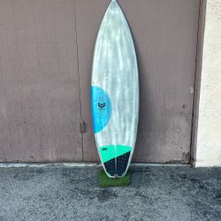 5’11” Pureglass Custom Shape Surfboard - Varial Foam 